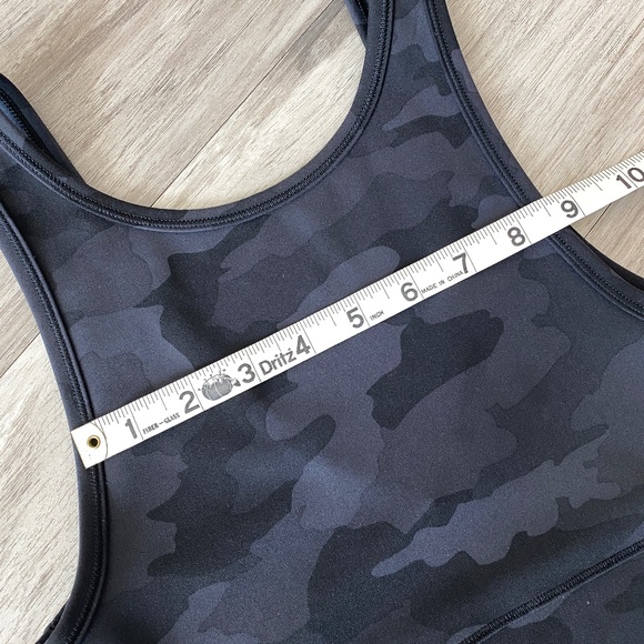 lululemon athletica Power Pivot Everlux Reversible Tank Top Black Incognito Camo - Picture 6 of 8
